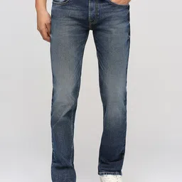 Pepe Jeans Men Mid Rise Straight Fit Low Distress Heavy Fade Stretchable Jeans-image-24