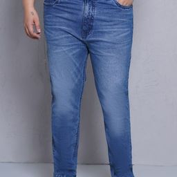 John Pride Men Plus Size Heavy Fade Stretchable Jeans-image-75