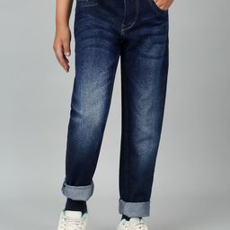 Cantabil Boys Heavy Fade Stretchable Jeans-image-9