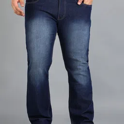 Urbano Plus Men Bootcut Heavy Fade Stretchable Jeans-picture-15