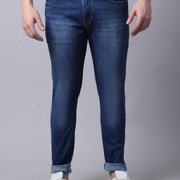 Rodamo Men Blue Slim Fit Light Fade Stretchable Jeans-image-33