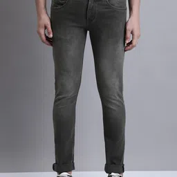Cantabil Men Comfort Heavy Fade Jeans-image-16
