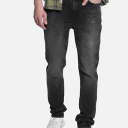 Dennis Lingo Men Slim Fit Mid-Rise Dark Shade Clean Look Stretchable Jeans-image-95