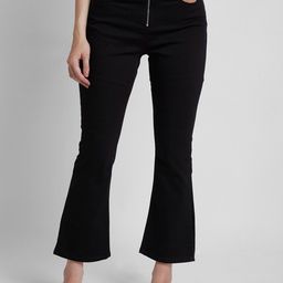 SPYKAR Women Black Elissa Bootcut High-Rise Clean Look Stretchable Jeans-image-30