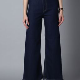 High Star Women 90's Marine Straight Fit High-Rise Stretchable Jeans-image-40