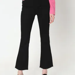 Vero Moda Women Bootcut High-Rise Clean Look Stretchable Jeans-image-32