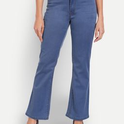 AngelFab Women Jean Bootcut Stretchable Jeans-picture-7