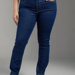20Dresses Women Plus Size Blue SS24 ELPP Jeans Slim Fit High-Rise Stretchable Jeans-image-50
