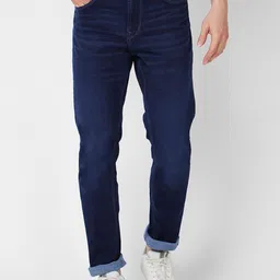 SPYKAR Men Regular Fit Light Fade Stretchable Jeans-picture-17