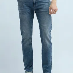 Flying Machine Men Straight Fit Light Fade Stretchable Jeans-image-81