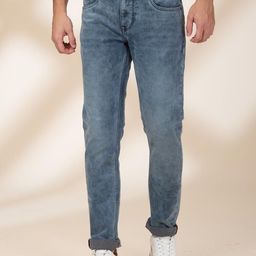 Being Human Men Classic Slim Fit Light Fade Stretchable Jeans-picture-19