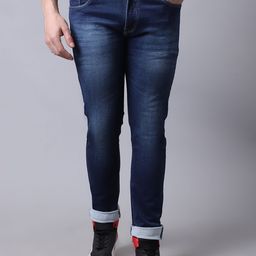Rodamo Men Blue Slim Fit Light Fade Jeans-image-42
