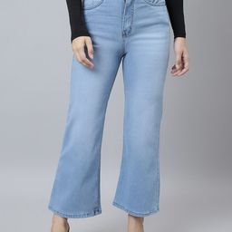 BAESD Women High-Rise Light Fade Stretchable Jeans-image-21