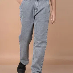 Crimsoune Club Girls Regular Fit Light Fade Stretchable Jeans-image-38
