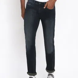 Lee Men Blue Tapered Fit Light Fade Stretchable Cotton Jeans-picture-9
