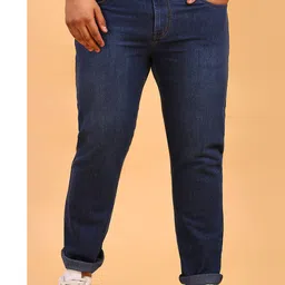 Thomas Scott Men Plus Size Smart Tapered Fit Light Fade Clean Look Stretchable Jeans-picture-9