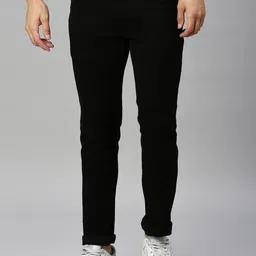 Mast & Harbour Men Black Slim Fit Low-Rise Stretchable Jeans-image-32