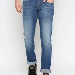 Basics Men Blue Slim Fit Low-Rise Stretchable Jeans-image-97