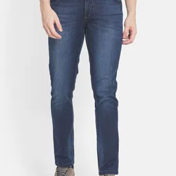 Octave Men Blue Slim Fit Light Fade Stretchable Jeans-image-18