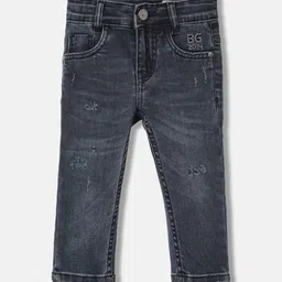 Blue Giraffe Boys Straight Fit Low Distress Stretchable Jeans-picture-37