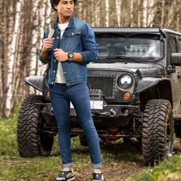 Roadster Men Navy Blue Tapered Fit Stretchable Jeans-picture-53