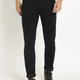 Turtle Men Mid-Rise Narrow Tapered Fit Stretchable Jeans-picture-15