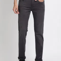 Turtle Men Narrow Tapered Fit Clean Look Stretchable Jeans-image-70