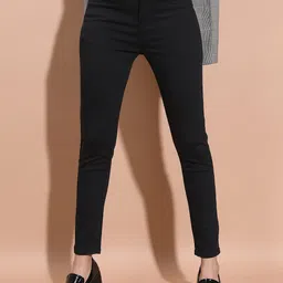basics by tokyo talkies Tokyo Talkies Women Mid-Rise Slim Fit Clean Look Stretchable Jeans-picture-47