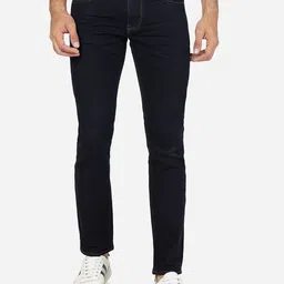 Greenfibre Men Straight Fit Clean Look Stretchable Jeans-image-86