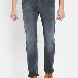 Octave Men Grey Light Fade Stretchable Jeans-image-14