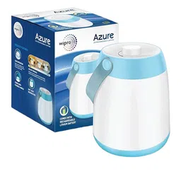Wipro Azure White LED Rechargeable Lantern Table Lamp image 1
