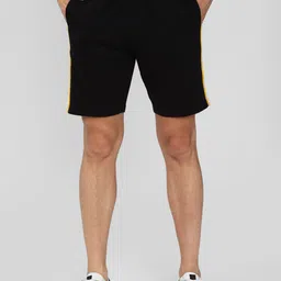 Peter England Men Black Shorts-image-66