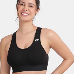 Envie Women Non-padded Non-wired Full Coverage Removable Racer Back Workout Bra-image-87