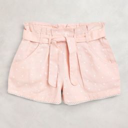 Cherry Crumble Girls Peach-Coloured Printed Shorts-image-101