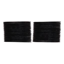 Arendelle Girls Set Of 36 Black Shinning Metal Bangles-89