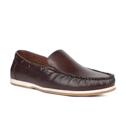 ATESBER by Inc.5 Men Textured Leather Loafers-image-64