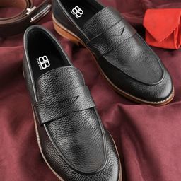 BLUBRD Men Leather Formal Loafers-image-17