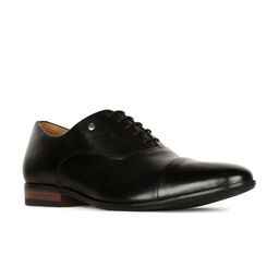 Hush Puppies Men Black Leather Formal Oxfords Shoes-image-28