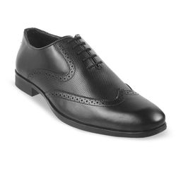 Metro Men Textured Formal Oxfords-picture-39