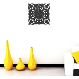 VAS collection home Black Textured Wooden Wall Plates-image-34