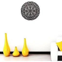 VAS collection home Black Textured Wooden Wall Plates-image-32