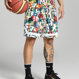 Puma Trash Talk Men Printed Mid-Raise Regular Fit Cotton Sports Shorts-picture-44