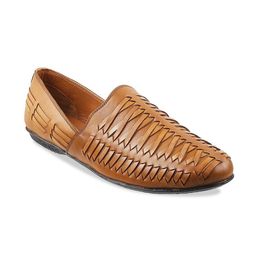 DAVINCHI Men Tan Leather Shoe-Style Sandals-image-73