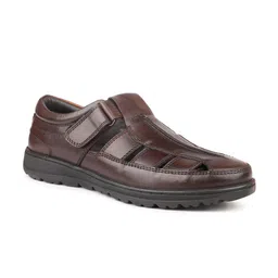ATESBER by Inc.5 Leather Velcro Fisherman Sandals-picture-4