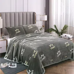 JC HOME Green & White Summer 300 GSM Double Bed Blanket-image-14