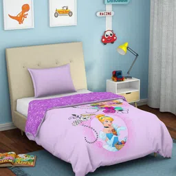 SPACES Unisex Kids Purple Blankets Quilts and Dohars-image-13