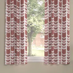 ROSARA HOME 2 Pieces Printed Window Curtains-image-67
