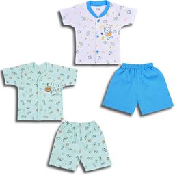Wish Karo Boys Pack Of 2 Printed Cotton Shirt With Shorts-image-95