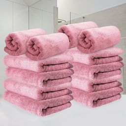 Heelium Unisex Super Soft & Quick Absorbent 600 GSM Bamboo Hand Towel-39