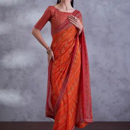 Saree mall Bandhani Printed Bandhani Sarees-47